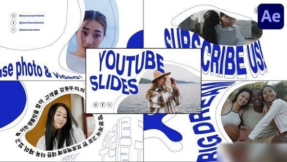Videohive YouTube Liquid Scenes | After Effects Openers template preview