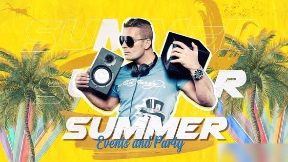Videohive Summer Event/Party Opener Openers template preview