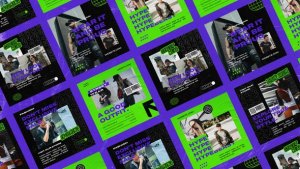 Videohive Necron Hypebeast Instagram Posts Product Promo template preview