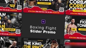 Videohive Boxing Fight Slider Promo Openers template preview