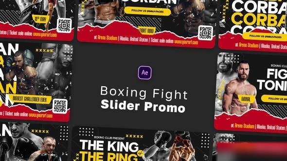 Videohive Boxing Fight Slider Promo Openers template preview