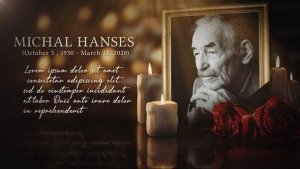 Videohive Funeral Biography | Memorial Card Opener Openers template preview