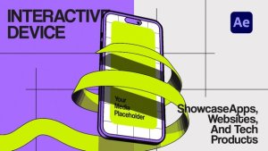 Flat 3D Mockup Reveal Product Promo template preview