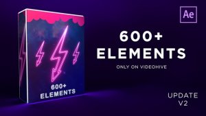 Videohive 600+ Elements Elements template preview