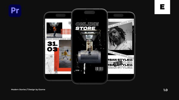 Modern Stories | PP Premiere Pro template preview