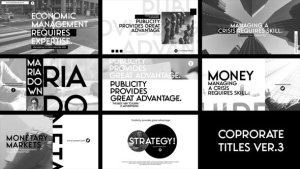 Videohive Business And Corporate Titles V3 Titles template preview