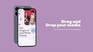 Videohive Poetry Day Instagram Reel Openers template preview