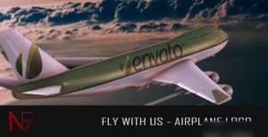 Videohive Fly With Us - Airplane Logo Logo Stings template preview
