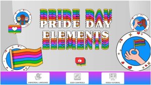 Videohive Pride Day Elements Elements template preview