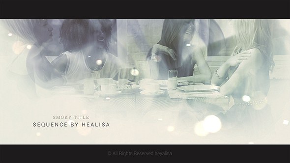 Videohive Smoky // Title Sequence Video Displays template preview