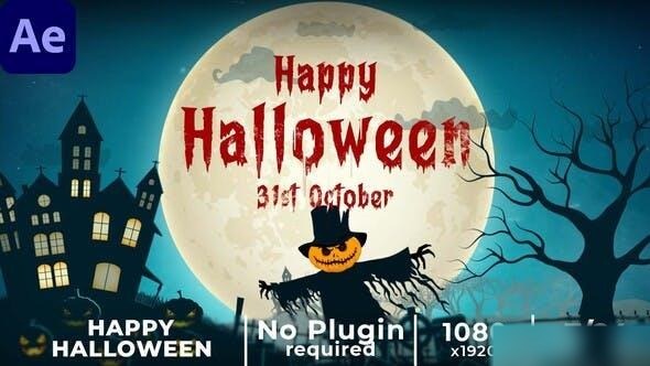 Videohive Halloween Intro | Happy Halloween 40193067 Openers template preview