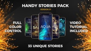Videohive Handy Stories Pack Product Promo template preview