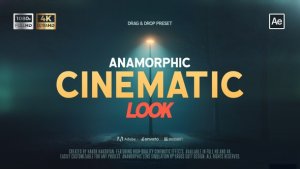 Videohive Anamorphic Cinematic Look Elements template preview