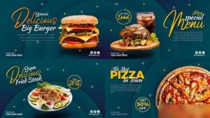 Videohive Short Food Promo Display Product Promo template preview