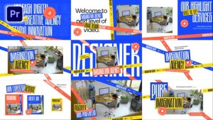 Creative Agency Premiere Pro template preview