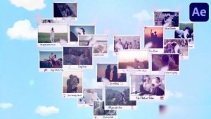 Videohive Slideshow Valentines Day for After Effects Openers template preview