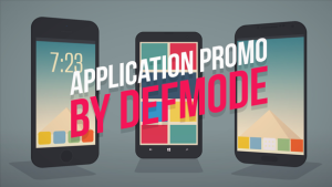 Application Promo Video Displays template preview