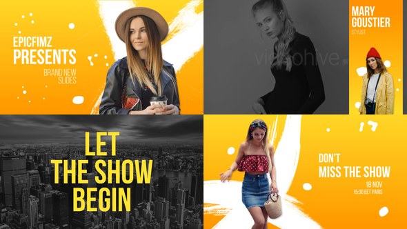 Videohive Fashion Event Broadcast Openers template preview
