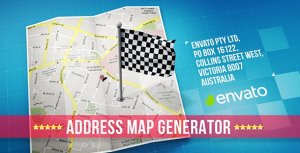 Map Video Displays template preview