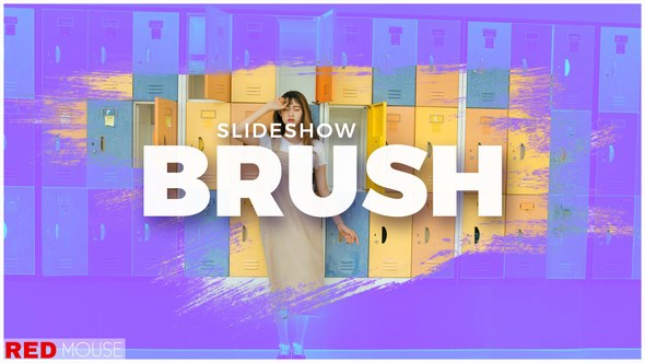 Videohive Brush Slideshow Openers template preview