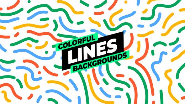Videohive Lines Backgrounds 53967856 Elements template preview