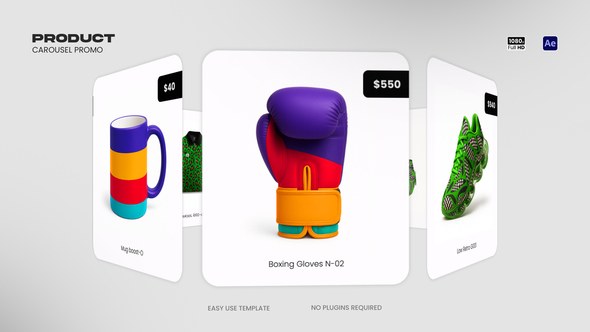 Videohive Product Carousel Promo 59184696 Elements template preview