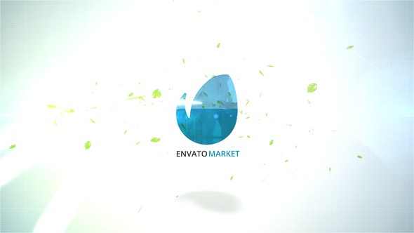Videohive Leaf Logo Reveal Logo Stings template preview