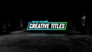 Videohive Creative Titles 4k Titles template preview