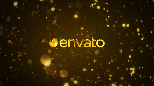 Videohive Gold Cinematic Logo Logo Stings template preview