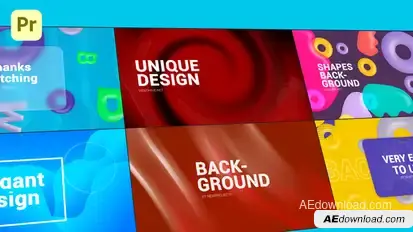 06 Backgrounds Premiere Pro template preview