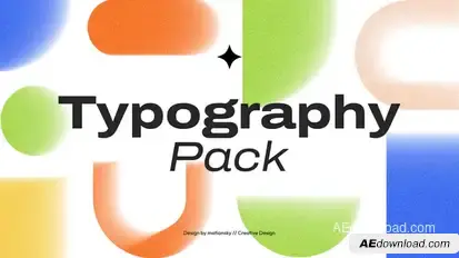 10 Colorful Typography Pack | Premiere Pro Premiere Pro template preview