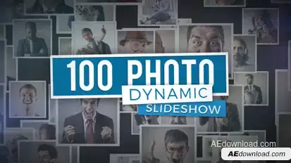 100 Photo - Dynamic Slideshow Video Displays template preview