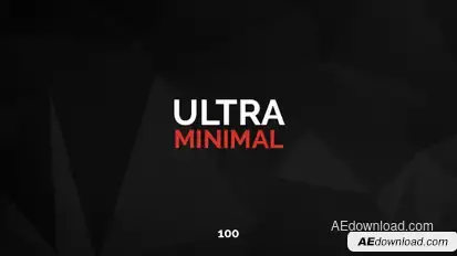 100 Ultra Minimal Titles Video Displays template preview