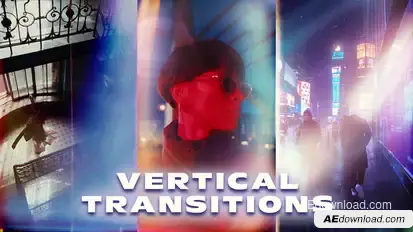 100 Vertical Transitions | Instagram Stories, Reels, TikTok, Shorts Premiere Pro template preview