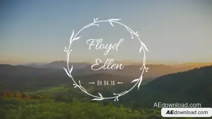 30 Wedding Titles Video Displays template preview