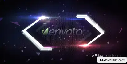 3D Arrow Logo Reveal Video Displays template preview