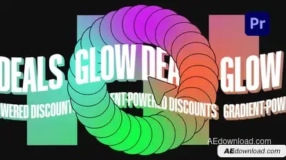 3D Gradient Promo Premiere Pro template preview