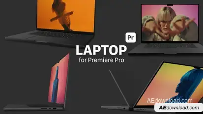 3D Laptop Display Web Promo for Premiere Pro Premiere Pro template preview