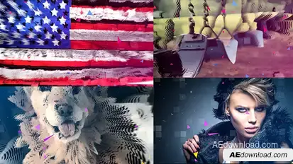 3D Stylish Slideshow Video Displays template preview