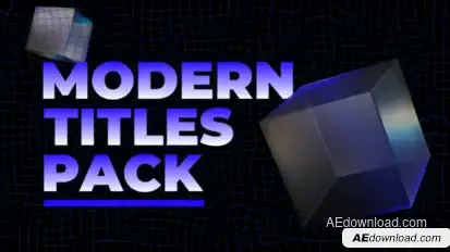 3D Typography Premiere Pro template preview