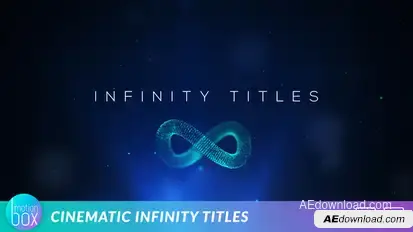 4k Cinematic Infinity Titles Video Displays template preview