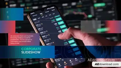 4K Finance Slideshow Presentation Premiere Pro template preview