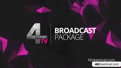 4TV Broadcast Package Video Displays template preview