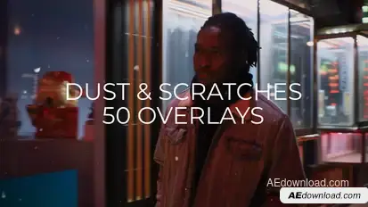 50 Dust & Scratches Overlay | Premiere Pro Premiere Pro template preview