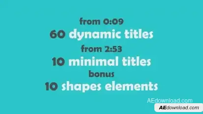 70 Text Animations Pack Video Displays template preview