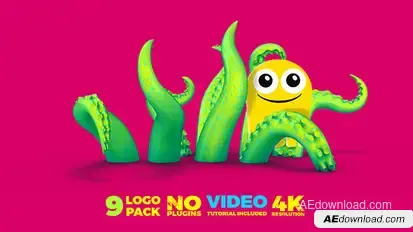 9 Logo Pack Video Displays template preview