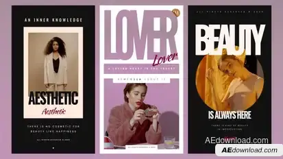 Aesthetic Stories Openers template preview