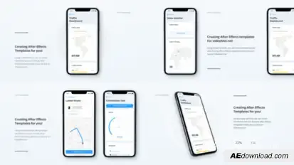 A3 - App Promo Video Displays template preview