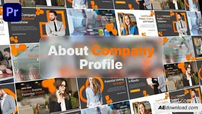 About Company Profile Presentation | MOGRT Premiere Pro template preview