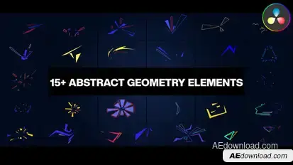 Abstract Geometry Elements for Premiere Pro Premiere Pro template preview